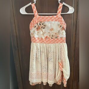 Matilda Jane Peach and Cream Floral Dress